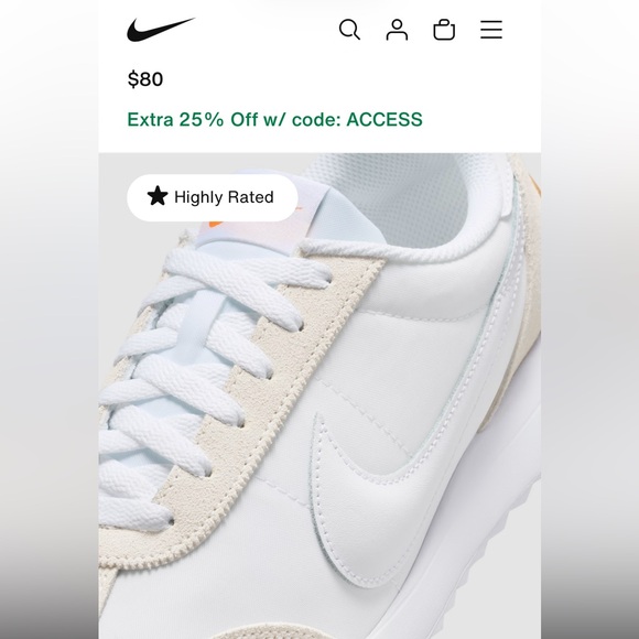 Nike Pacific woman’s White Sneakers in Box - Picture 10 of 13